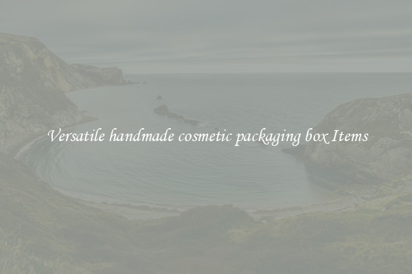 Versatile handmade cosmetic packaging box Items