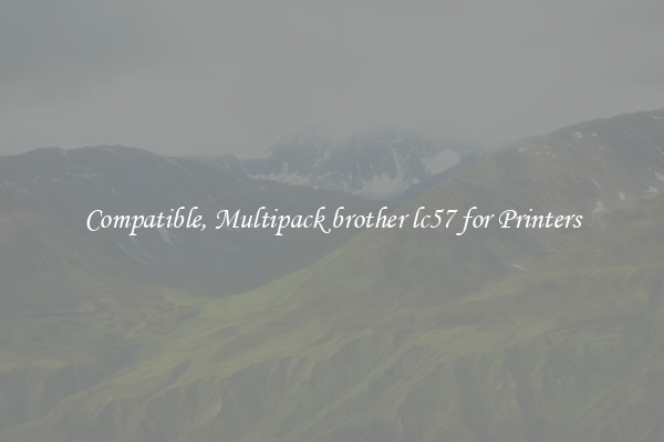 Compatible, Multipack brother lc57 for Printers