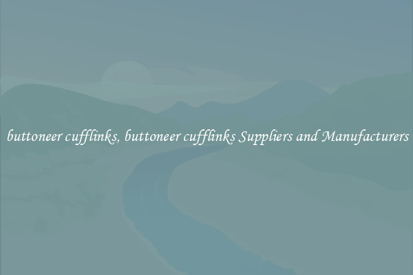 buttoneer cufflinks, buttoneer cufflinks Suppliers and Manufacturers