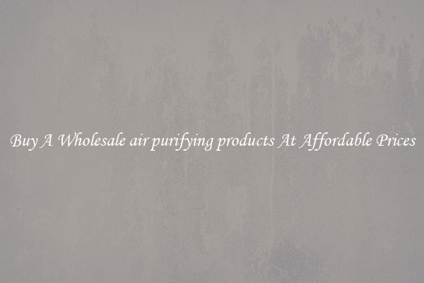 Buy A Wholesale air purifying products At Affordable Prices