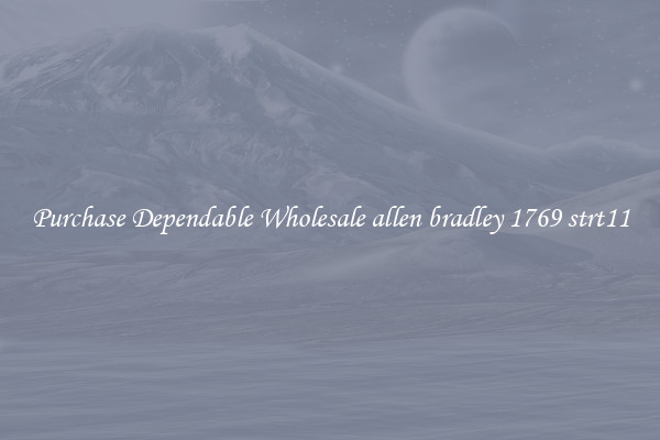 Purchase Dependable Wholesale allen bradley 1769 strt11