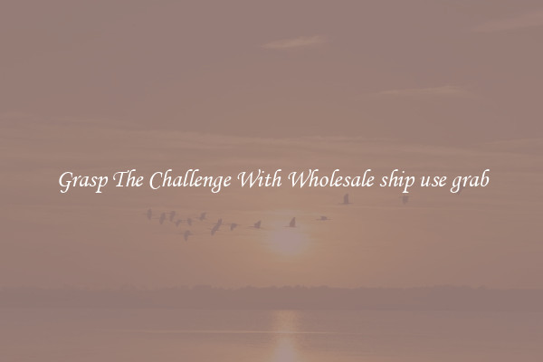 Grasp The Challenge With Wholesale ship use grab